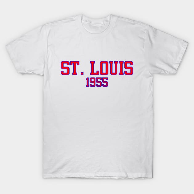 St. Louis 1955 (white variant) T-Shirt by GloopTrekker